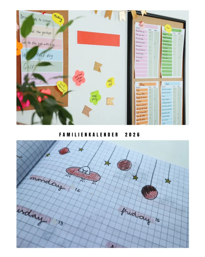 Familienkalender Deutsch 2026