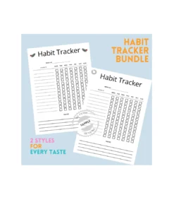Habit Tracker mockups