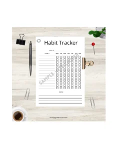 Habit Tracker mockups