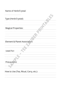 Witchy_Planner_and_Grimoire_page - 2