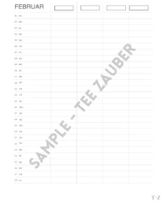 Family Calendar German 2026 Page 4