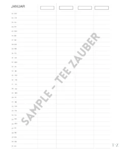 Family Calendar German 2026 Page 5